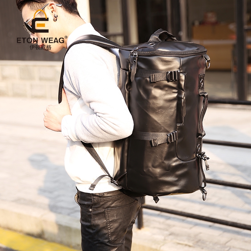 韓版新款男士背包潮流學生書包籃球包休閑出行大容量旅行包