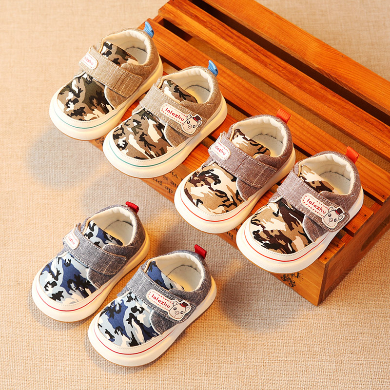 秋冬新款嬰兒鞋寶寶軟底學步鞋男童女童鞋子機能鞋兒童棉布鞋